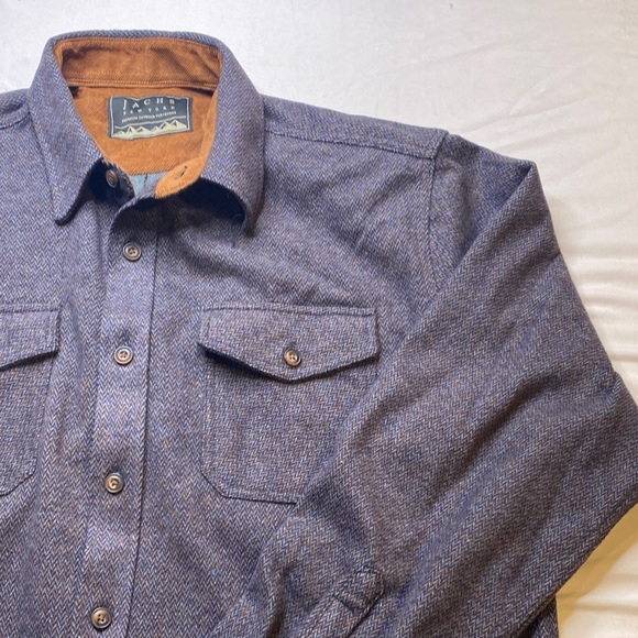 Jachs Gray Casual Button Down Shirt-NWOT - Picture 4 of 13